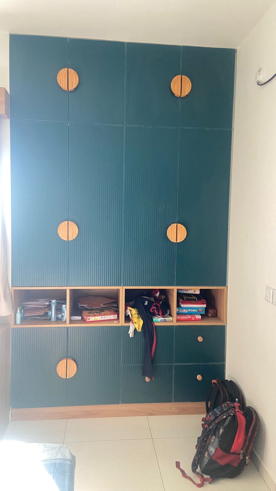 Completed kids room wardrobe in a Chennai apartment