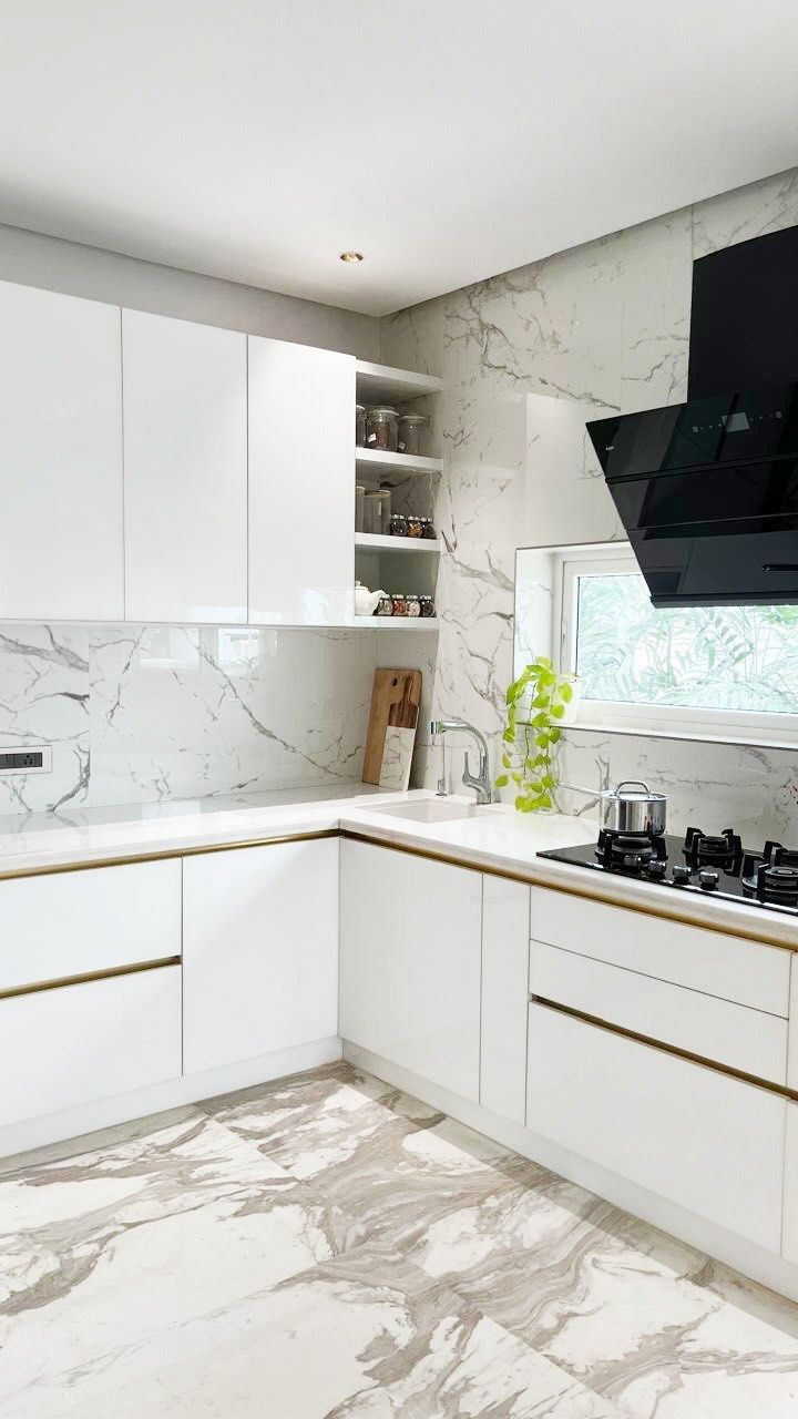 Completed custom kitchen in Hyderabad