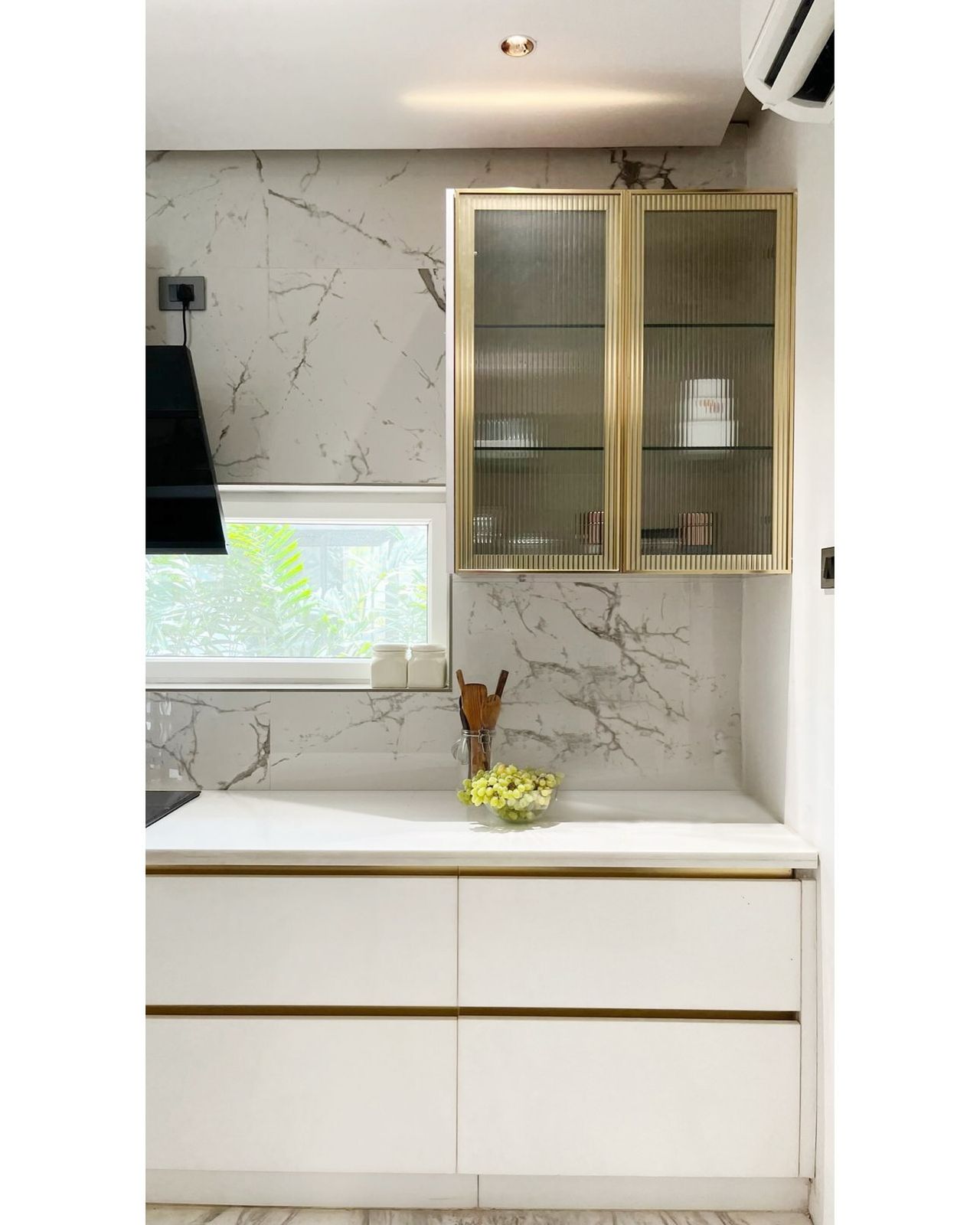 Completed modular kitchen in a Hyderabad home