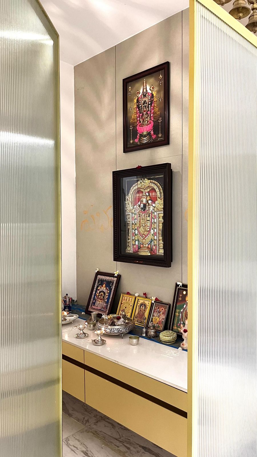 Pooja room interiors