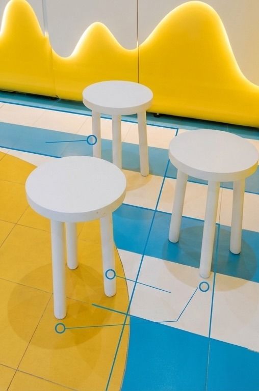 Tai Tai Creamery seating and finishes