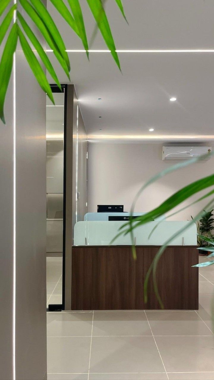 Corporate office reception fit-out Hyderabad