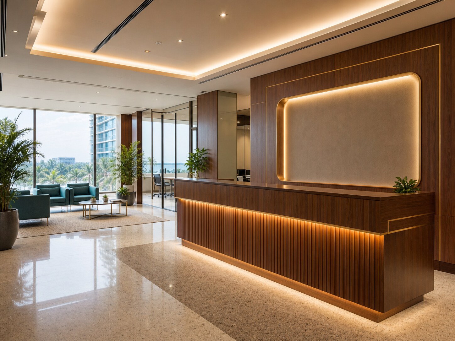 Completed office reception from AlcorOne's work in Vizag, Andhra Pradesh