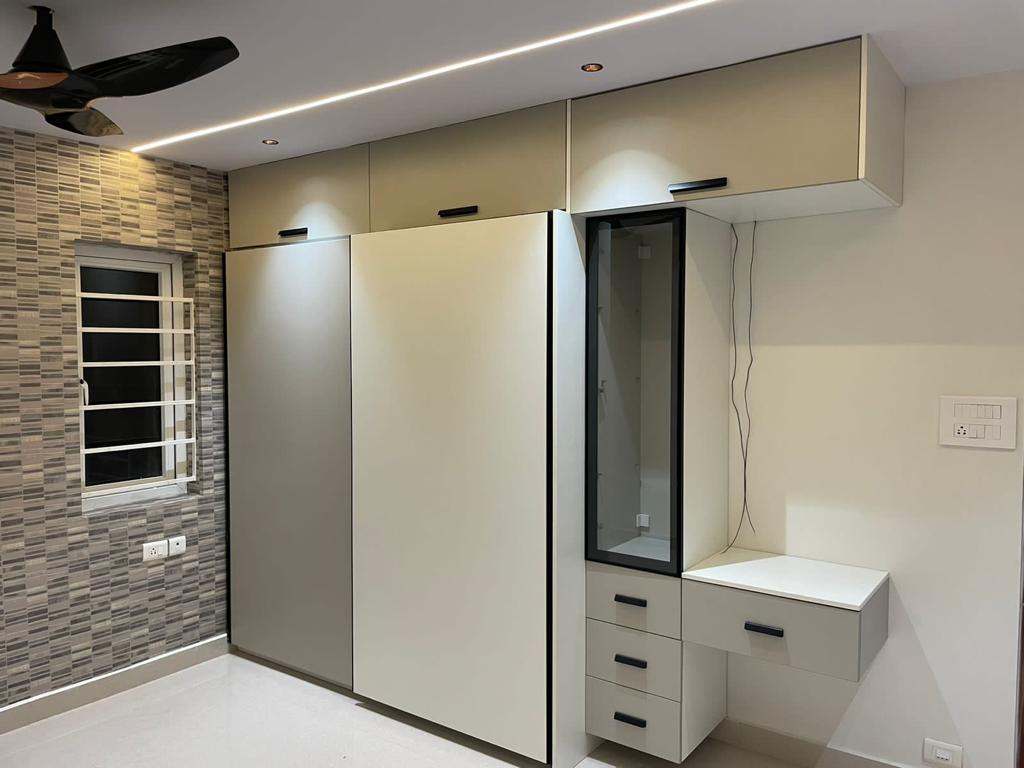 Finish-focused custom wardrobe Vizag
