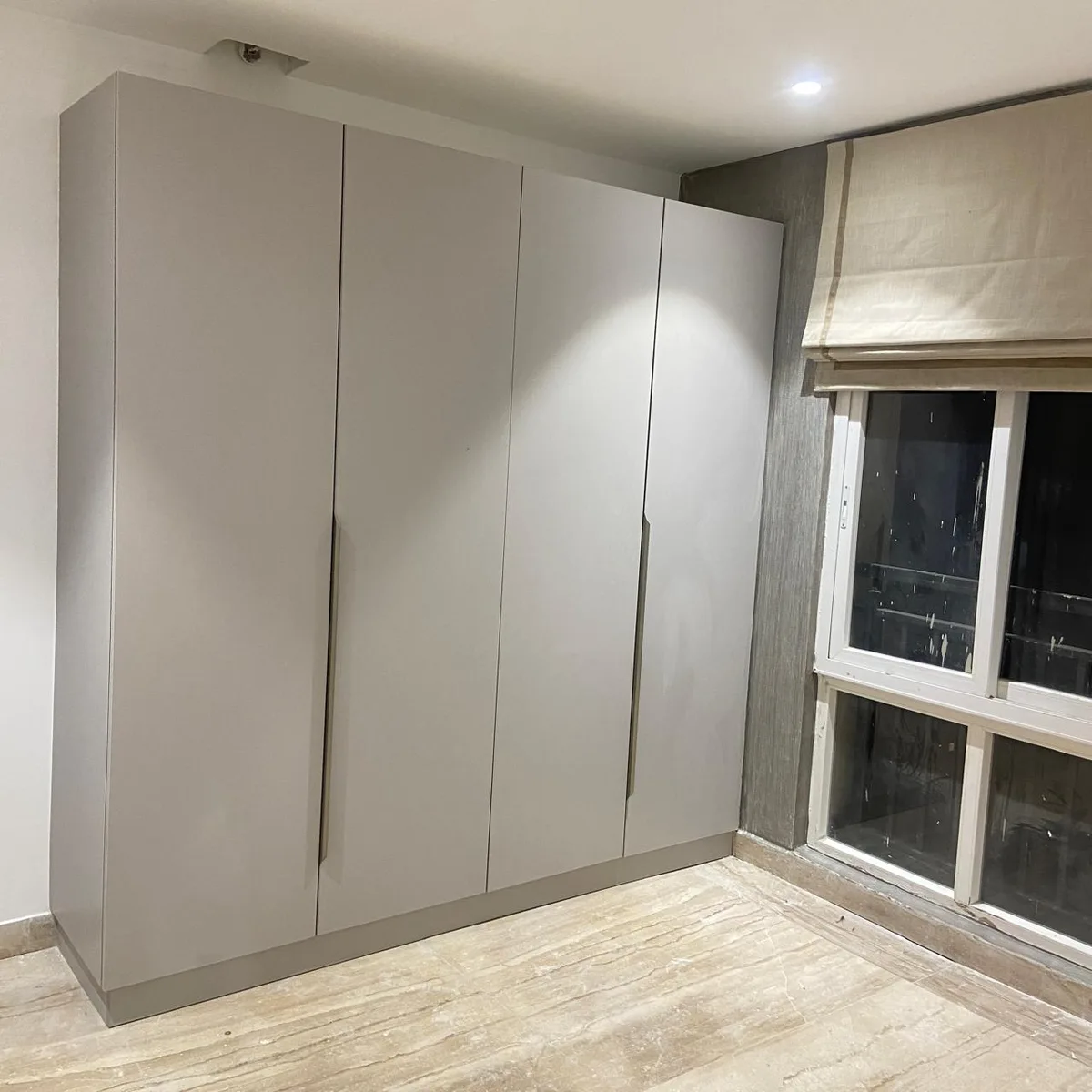 Aditya Empress apartment interiors in Hyderabad by AlcorOne Solutions — Living media unit