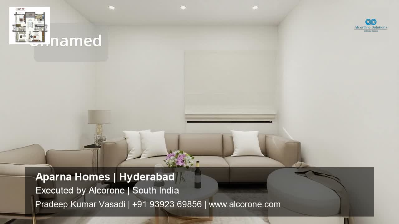 Premium false ceiling profile in Aparna Zicon apartment Hyderabad