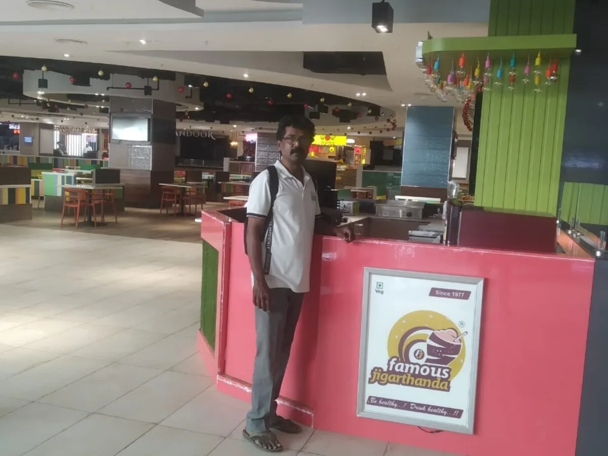 Madurai Famous Jigarthanda kiosk fit-out in Chennai by AlcorOne Solutions