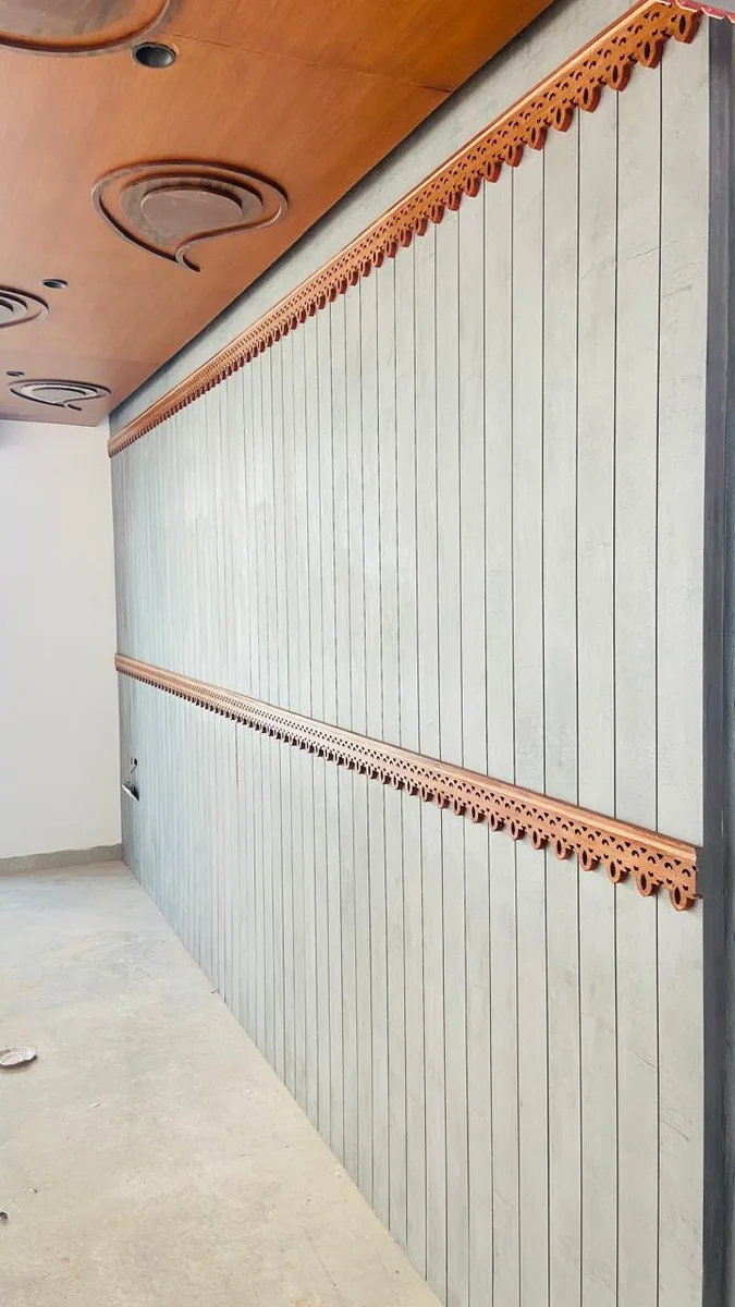 EIPL La Paloma duplex interior in Hyderabad by AlcorOne Solutions — Panelled wall detail