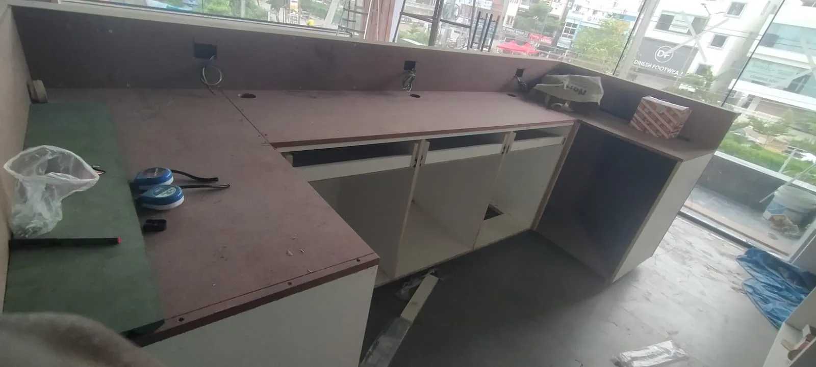 La Pino'z Pizza Q City, Gachibowli, Hyderabad interior fit-out by AlcorOne Solutions — view 2