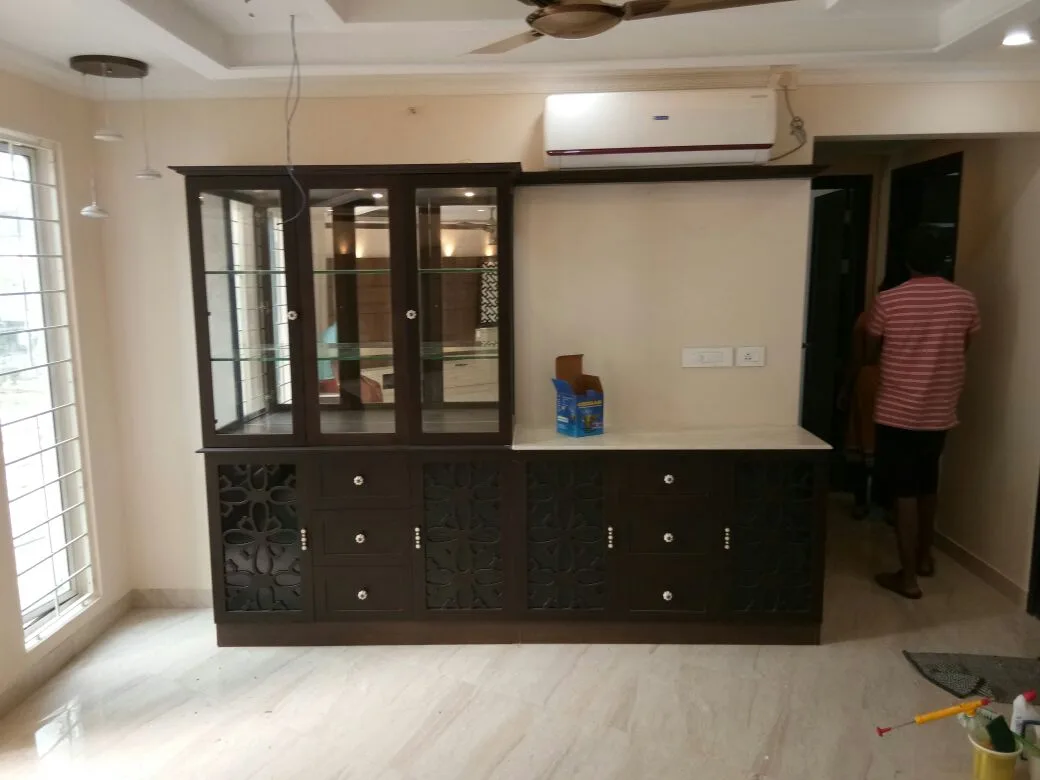 Ozone home interiors in Chennai by AlcorOne Solutions — Crockery display