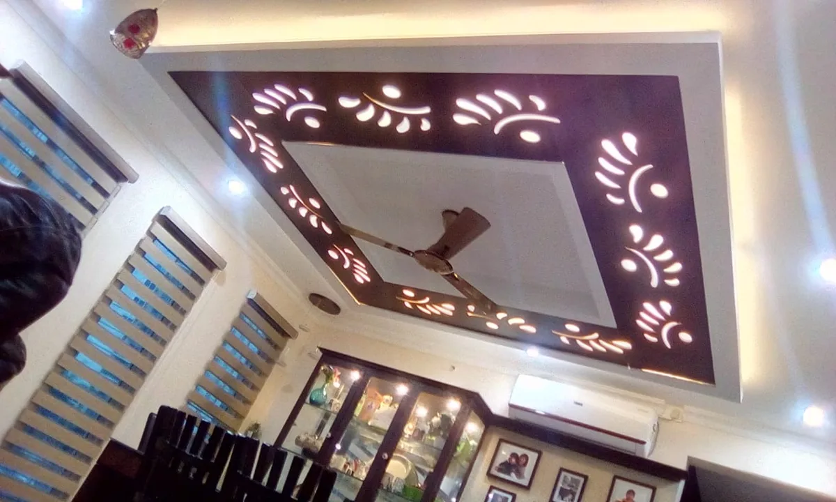 Ozone home interiors in Chennai by AlcorOne Solutions — Dining &amp; false ceiling