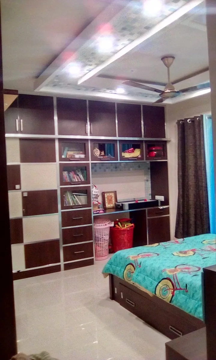 Ozone home interiors in Chennai by AlcorOne Solutions — Bedroom &amp; study