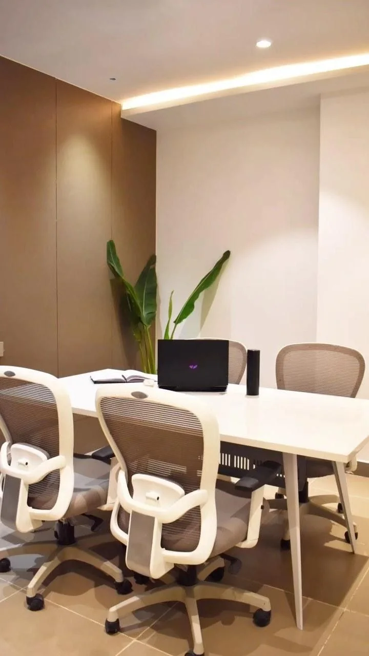 Vedant Petrochem office fit-out Hyderabad by AlcorOne Solutions — meeting room