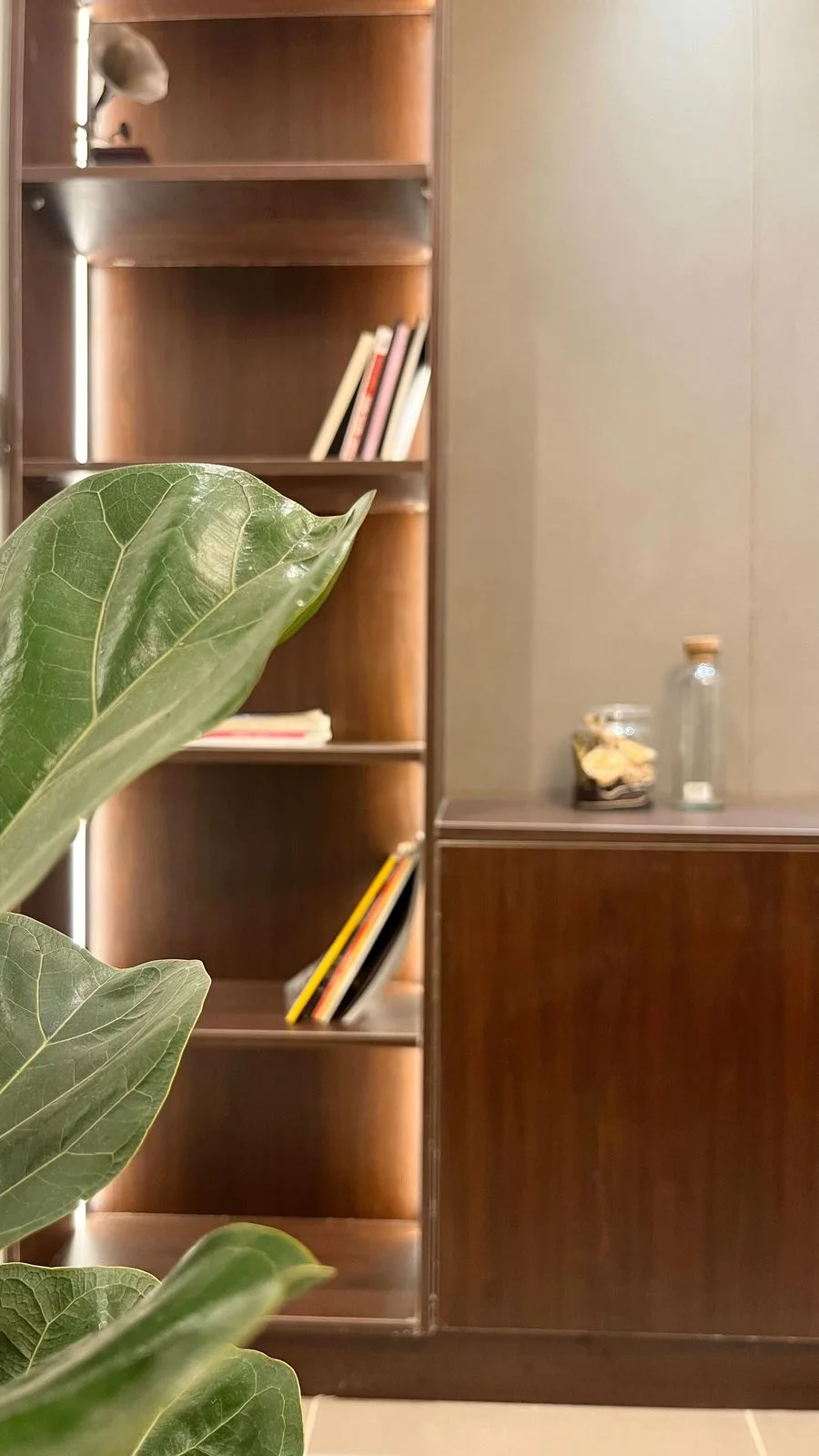 Vedant Petrochem office fit-out Hyderabad by AlcorOne Solutions — bookshelf joinery