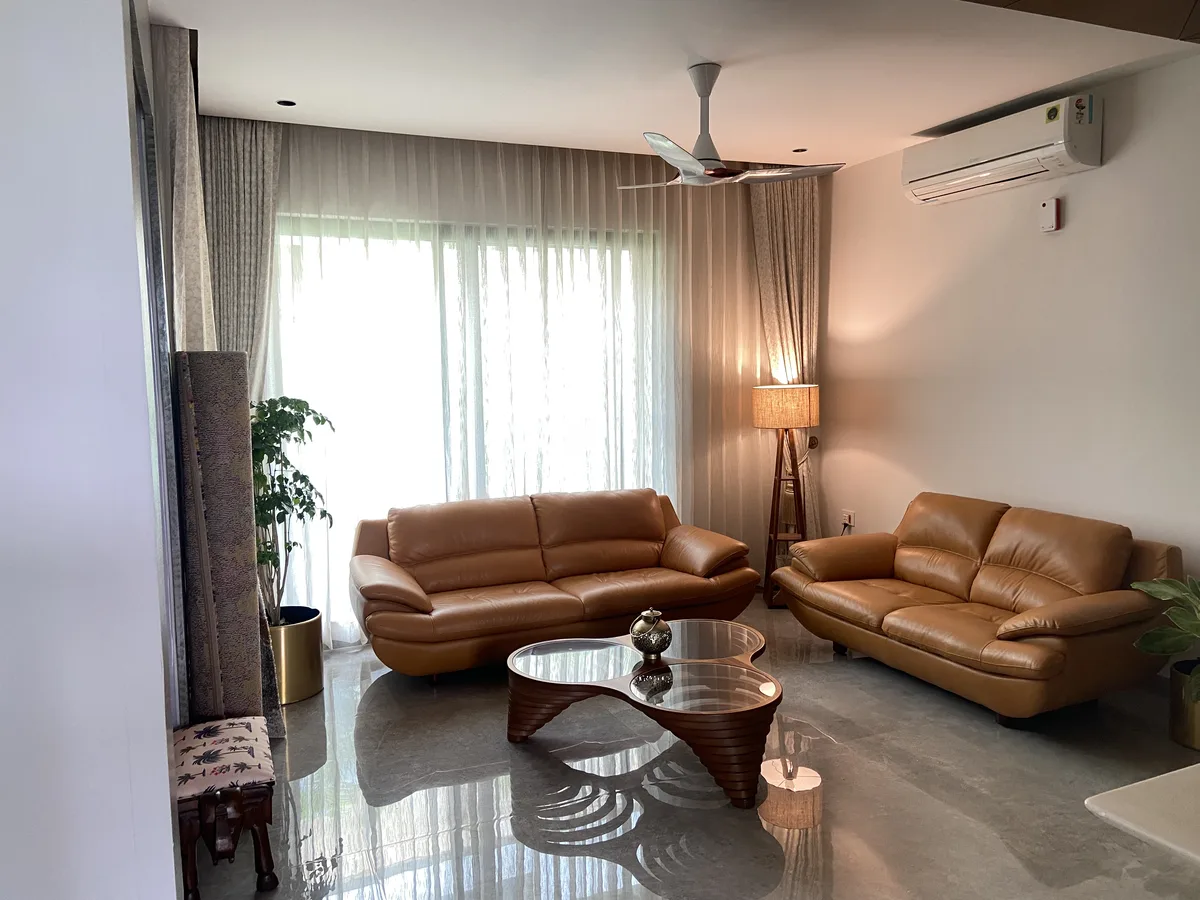 Villa interior in Hyderabad by AlcorOne Solutions — Living area