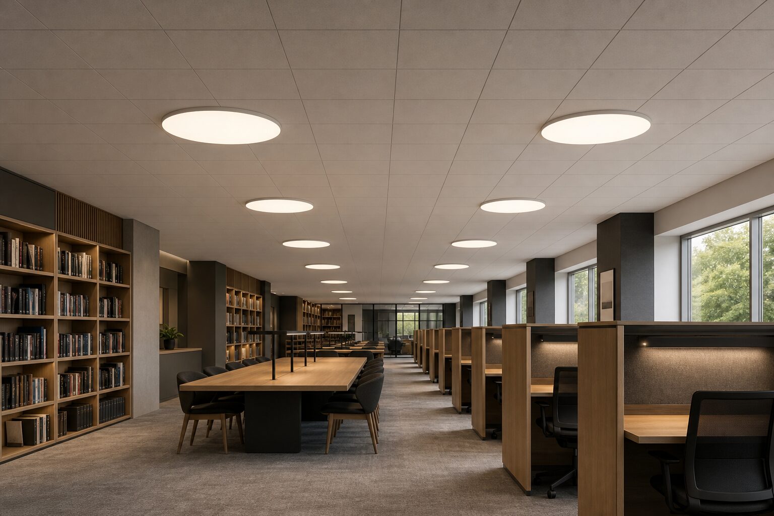 Library Acoustic Ceiling