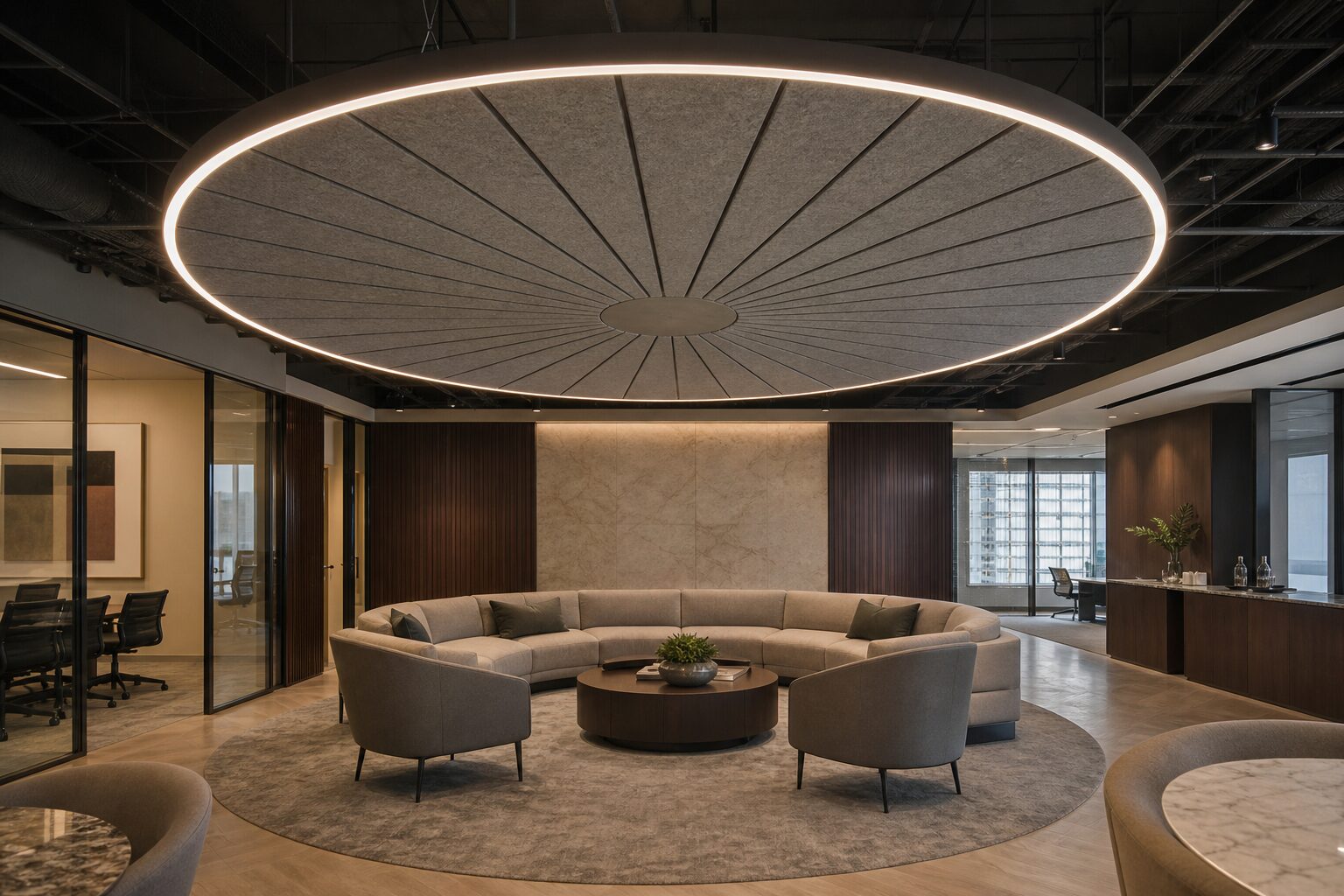 Radial Acoustic Halo