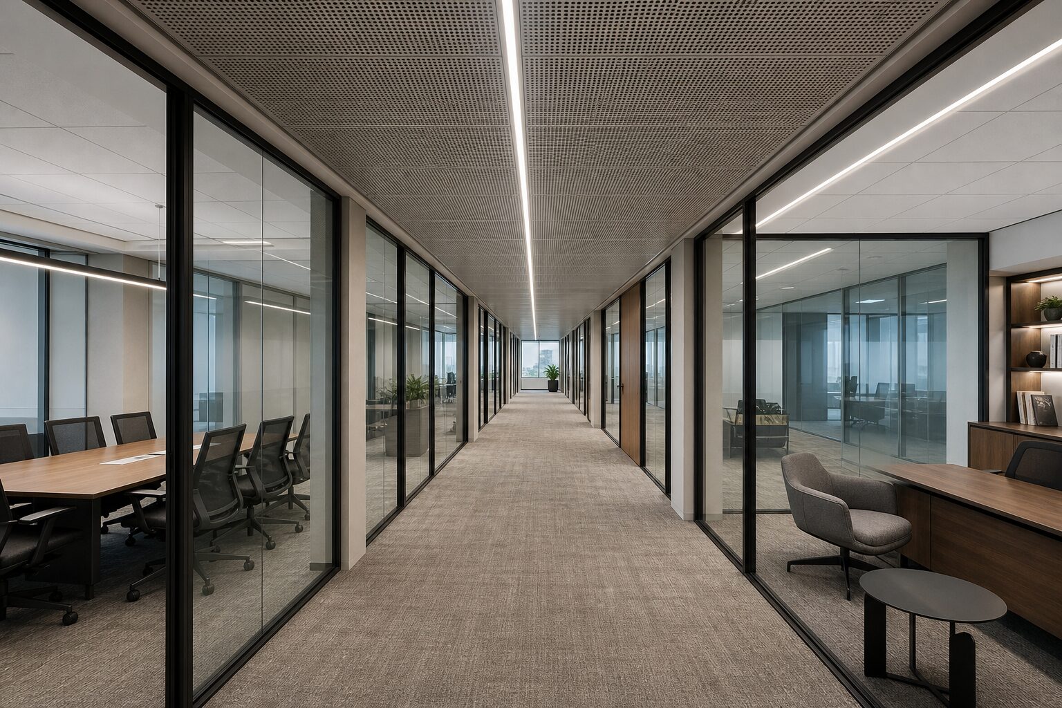 Perforated Service Corridor