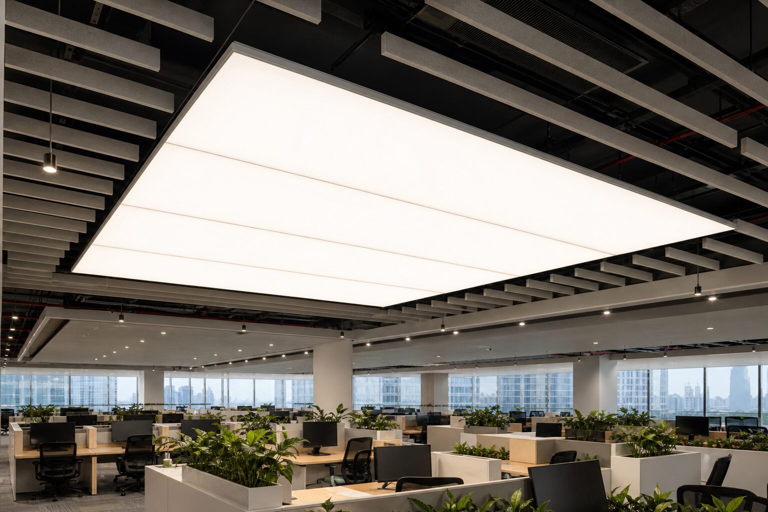 Backlit Stretch-Fabric Luminous Panel