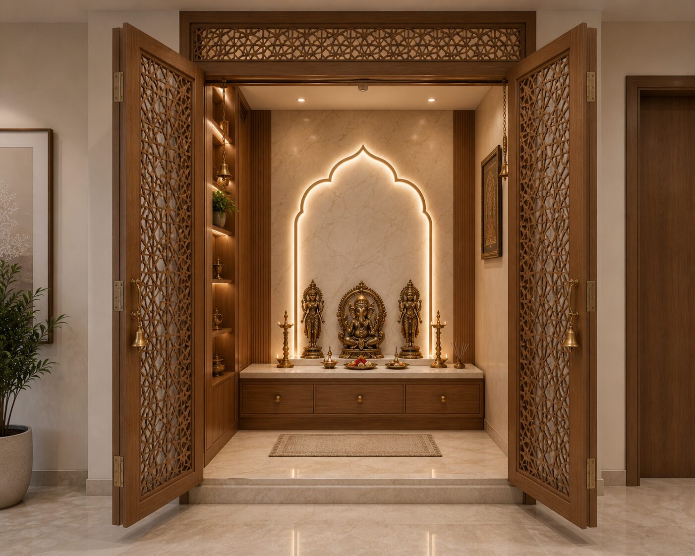 Enclosed Jaali