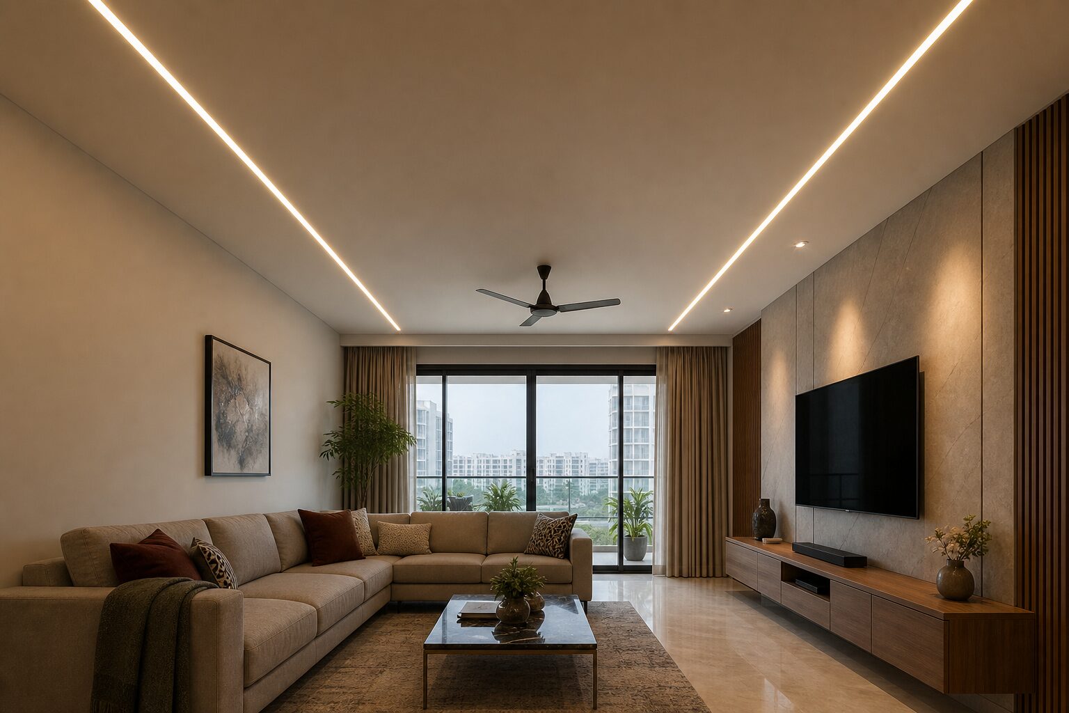 Parallel Light Ribbons