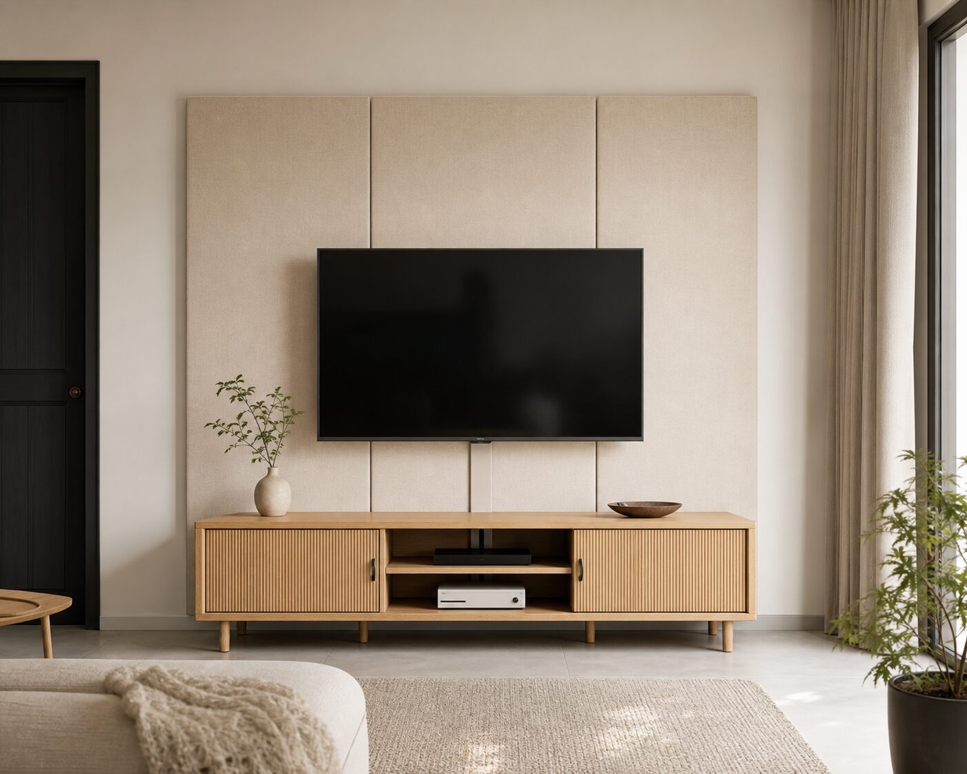 Rental-Friendly Japandi Console