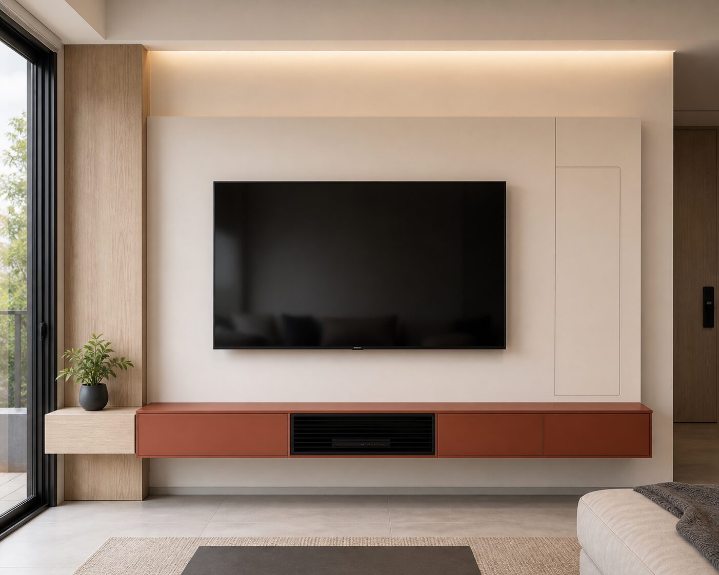 Terracotta Floating Media Wall