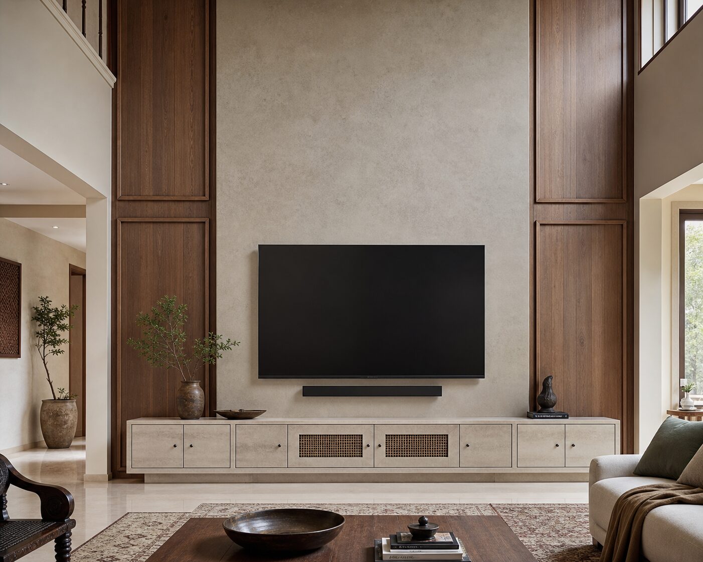 Oak Pier Villa Statement Wall