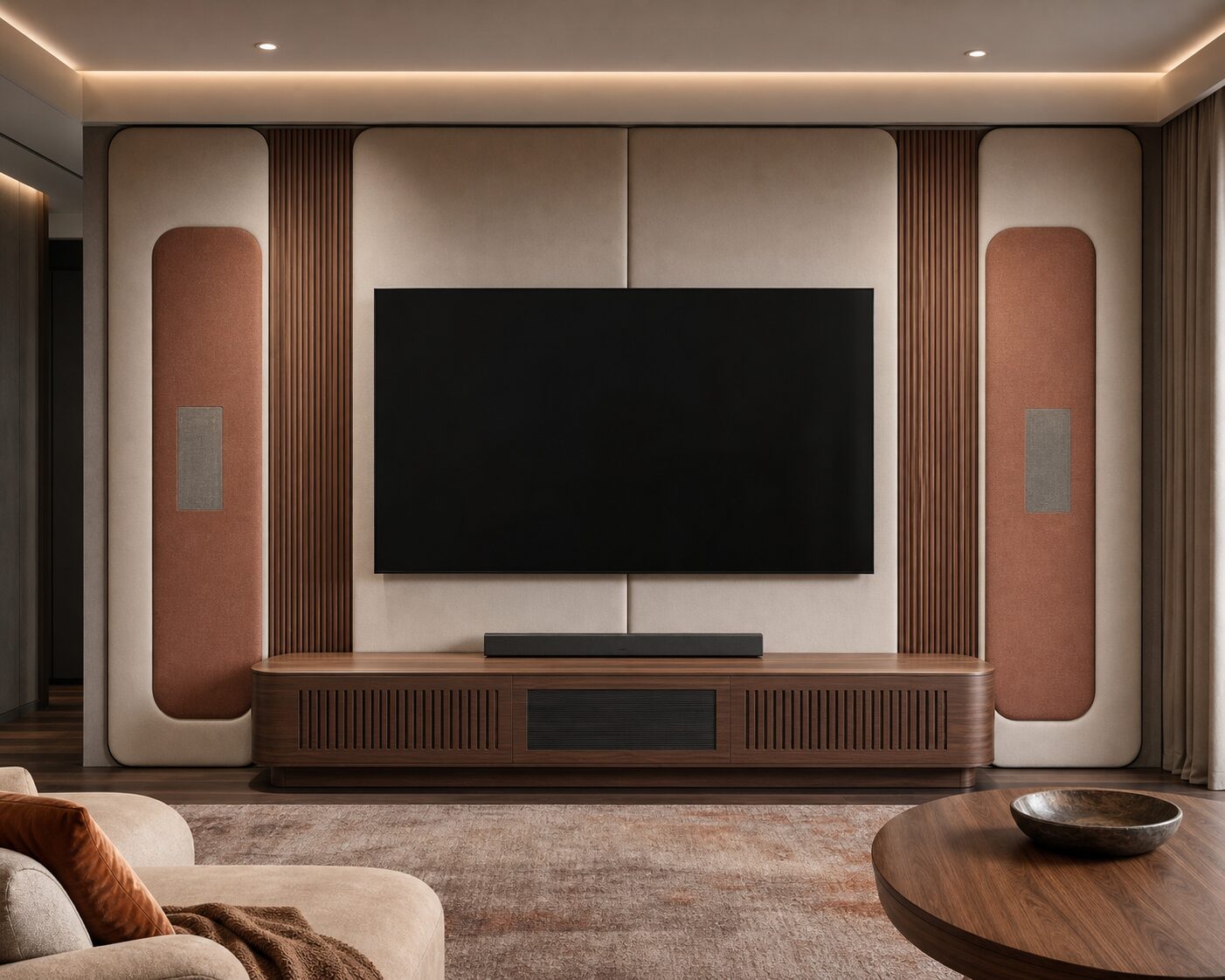 Clay Rounded Acoustic Theatre