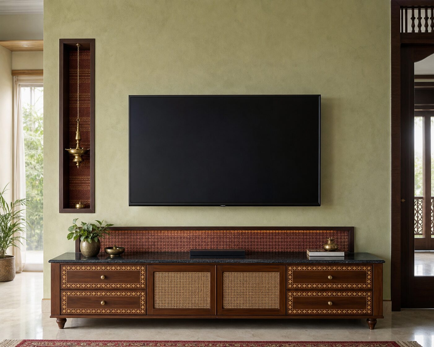 Mysore Marquetry Media Console
