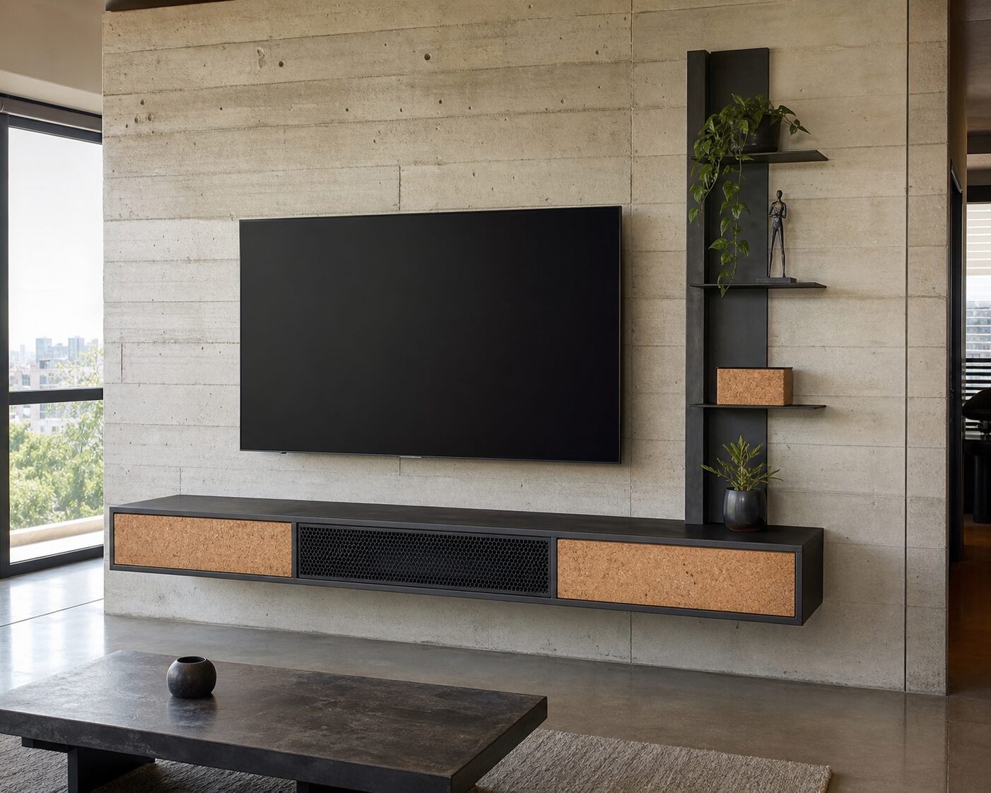 Steel Cork Concrete Floating Unit